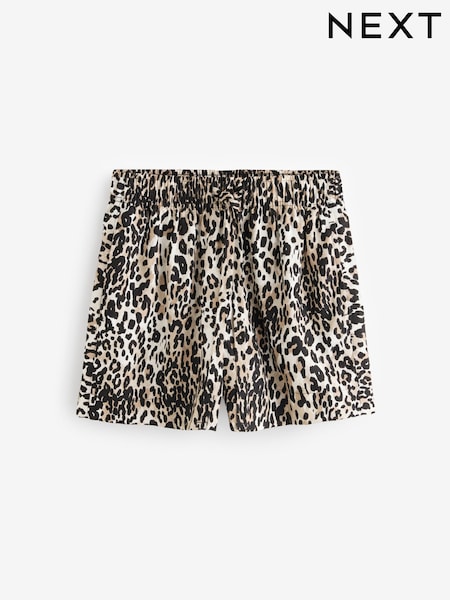 رمادي طباعة شكل فهد - Drawstring Shorts (E98571) | ‏54 د.إ.‏