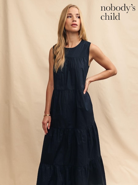 Nobody's Child Black Rosalind Midaxi Dress (E98747) | €47.50