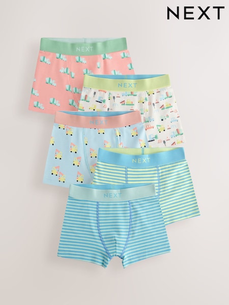 Pastellfarben Minifahrzeuge - Trunks 5 Pack (1.5-12yrs) (E98864) | 20 € - 21 €