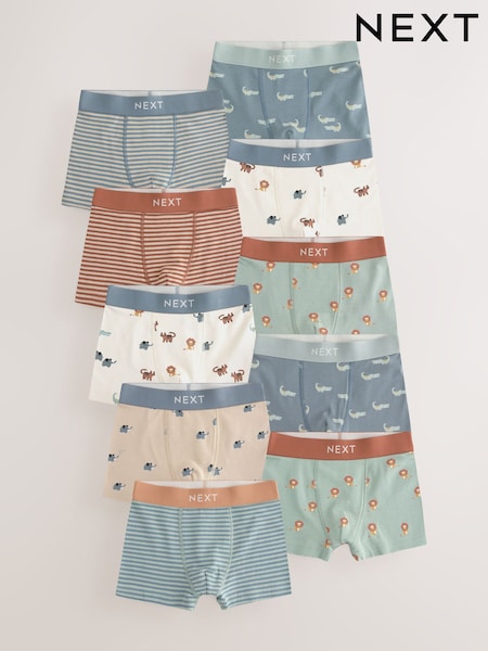 Mini Safari Print Trunks 10 Pack (1.5-16yrs) (E98865) | kr430 - kr450
