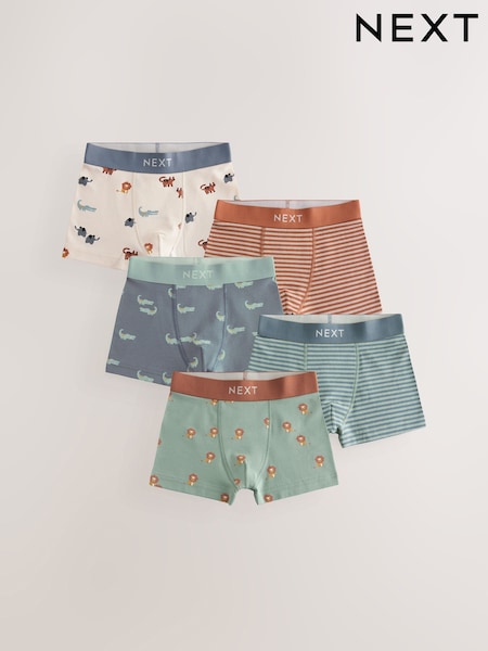Mini-Safariprint - Boxers Trunks 5 Pack (1.5-12yrs) (E98867) | 20 € - 21 €