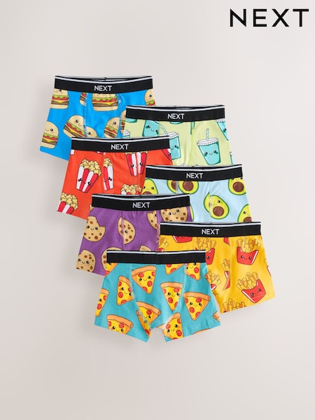 Lebensmittel-Print - Trunks 7 Pack (2-16yrs) (E98873) | 27 € - 34 €