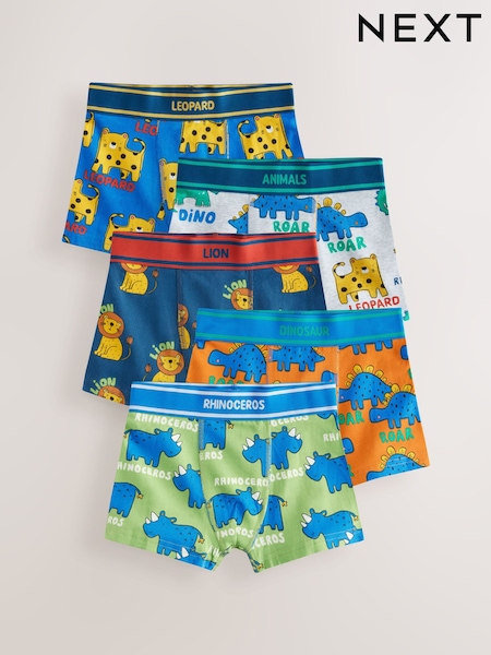 Animales primarios - Boxers Trunks 5 Pack (1.5-12yrs) (E98883) | 19 € - 21 €