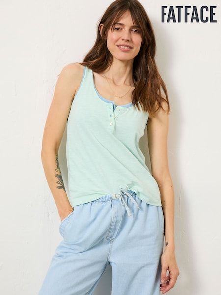 FatFace Aqua Blue Gigi Scoop Vest (E98934) | €29