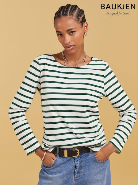 Baukjen Ashley 100% Cotton White Top (E99002) | €87