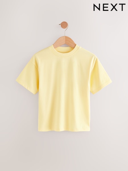 Yellow Relaxed Fit Short Sleeve T-Shirt (3-16yrs) (E99168) | €5 - €10