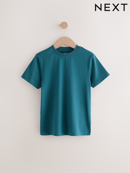 Teal Blue Regular Fit Short Sleeve T-Shirt (3-16yrs) (E99172) | €5 - €10