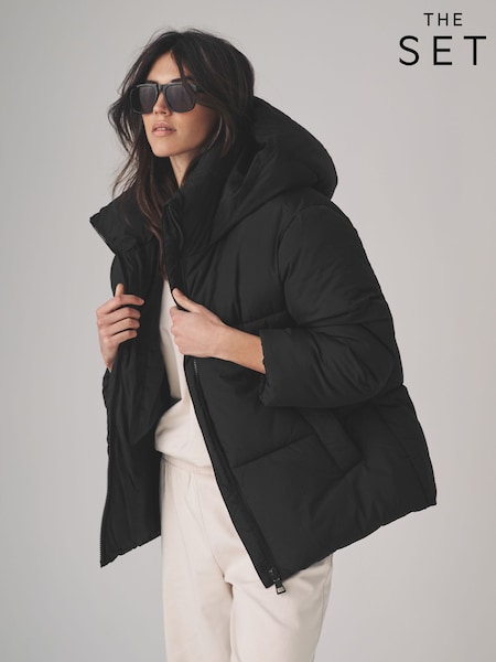 The Set Short Padded Coat (E99217) | ‏211‏₪