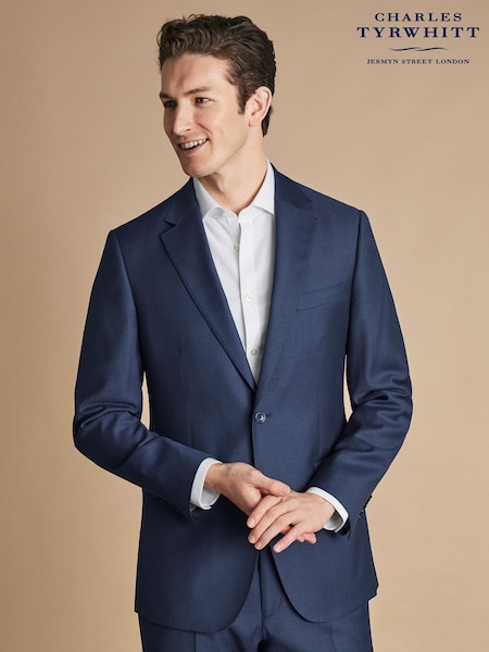 Charles Tyrwhitt Blue Slim Fit Twill Business Suit (E99316) | 566 QAR