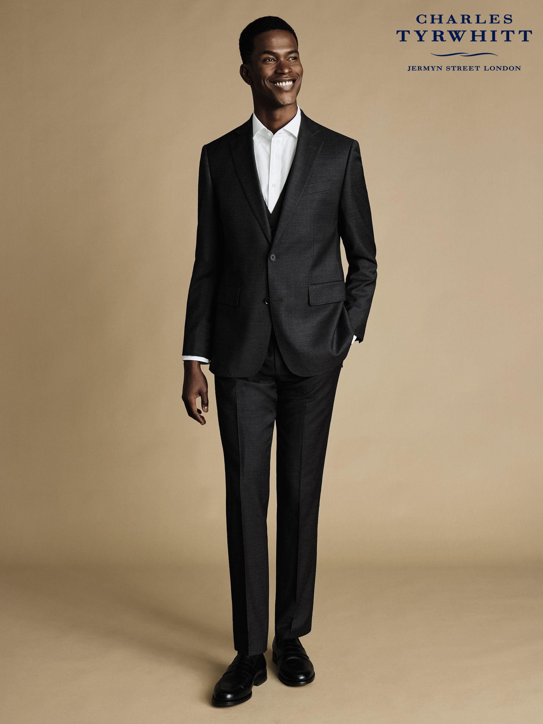 CHARLES TYRWHITT◇チャールズティアウィット◇メンズスーツ Buy Charles Tyrwhitt Black Slim Fit Twill Stretch Suit