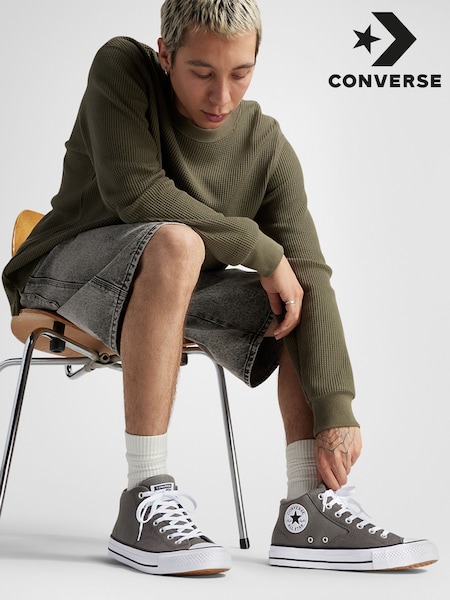 Converse Grey Chuck Malden Street Trainers (E99556) | €77