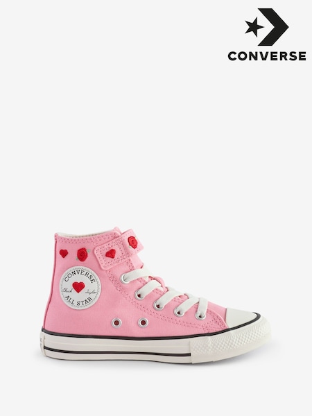 ורוד - Converse 1v High Top Junior Trainers (E99560) | ‏226‏₪
