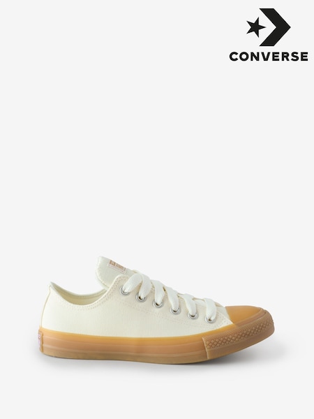 Converse Natural Chuck Taylor Ox Trainers (E99571) | ₪302