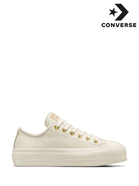 Converse Chuck Taylor All Star Lift Mono Leather Low Trainers (E99574) | €117