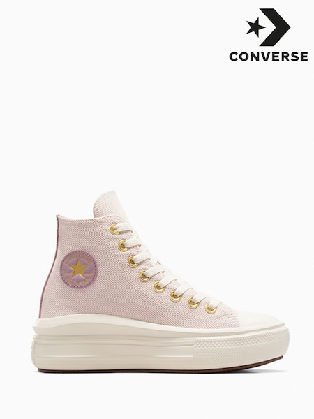 Roz - Pantofi de sport Chuck Taylor Move Converse pentru tineret (E99584) | 410 LEI