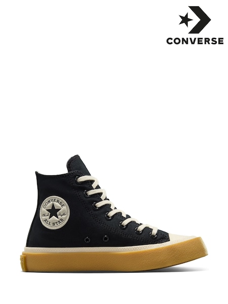 Converse Black Chuck Taylor All Star Taylored Lux Trainers (E99594) | €100