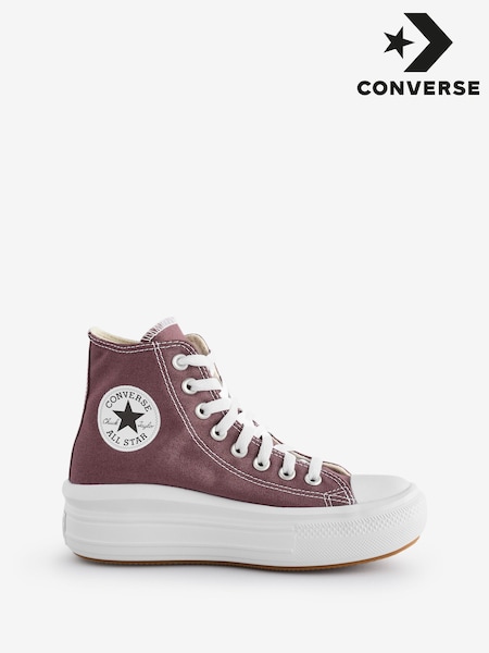 Converse Brown Move Platform High Top Trainers (E99602) | ₪402
