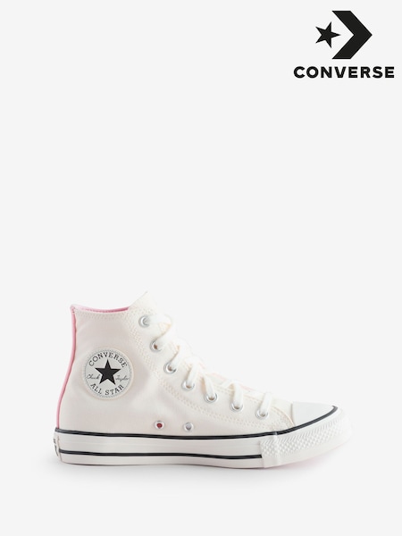 Converse White Chuck Taylor All Star Polka Dot Trainers (E99604) | ₪352