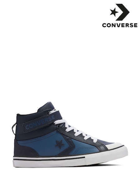 Converse Blue Youth Pro Blaze Strap High Top Trainers (E99606) | R$ 495