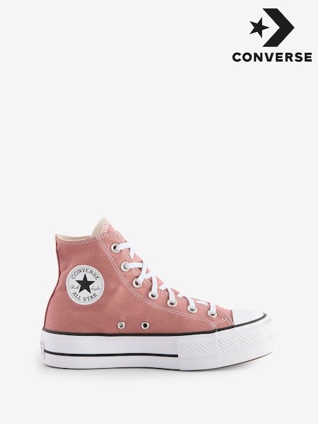 Converse Natural Chuck Taylor All Star Lift High Trainers (E99622) | R$ 790