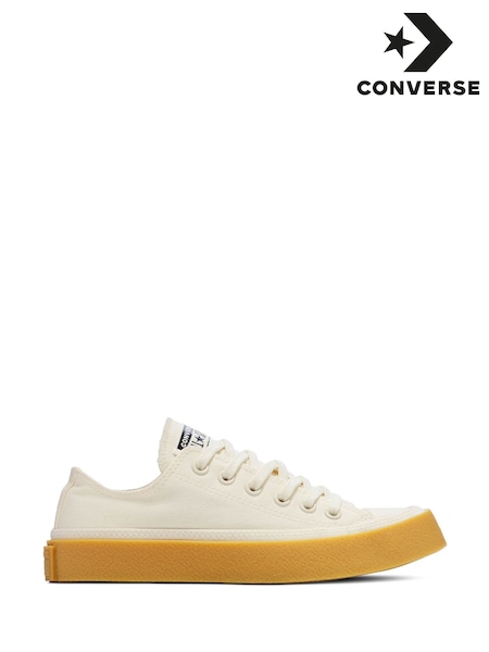 Converse Natural Chuck Taylor All Star Taylored Lux Low Trainers (E99626) | 410 zł