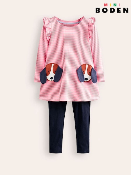 Boden Tiered Sweatshirt Dress (E99753) | ‏84 د.إ.‏
