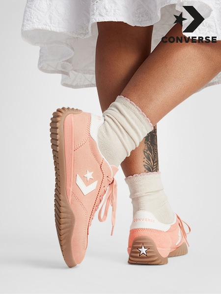 Converse Pink Run Star Low Trainers (E99803) | ₪427