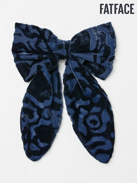 FatFace Navy Copper & Black Hair Bow (E99809) | €7.50