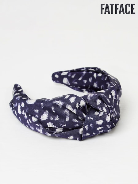 FatFace Navy Copper & Black Printed Headband (E99810) | €9