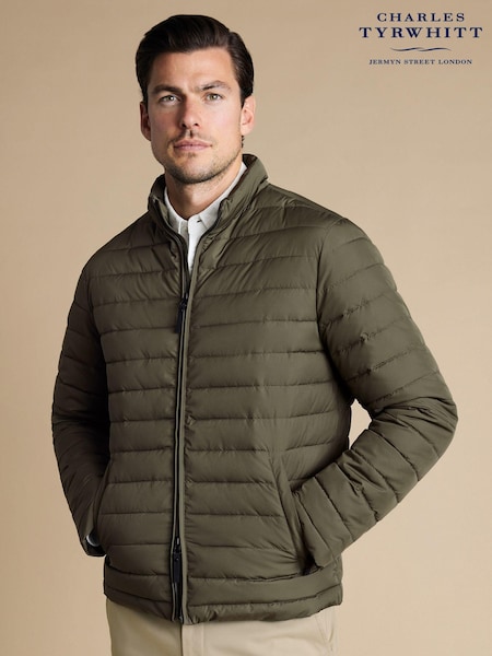 Charles Tyrwhitt Green Lightweight Quilted Jacket (E99858) | €79