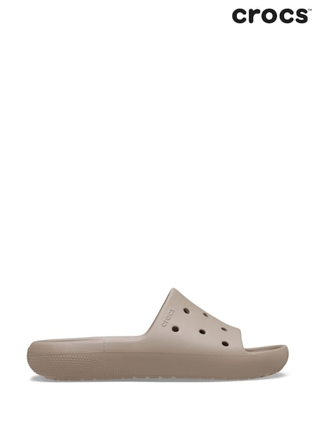 Crocs Taupe Adults Slide Sandals (E99919) | AED175