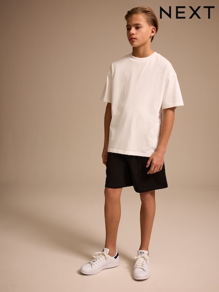 Black Sporty Fit Basic Shorts (3-16yrs) (E99965) | €9 - €17