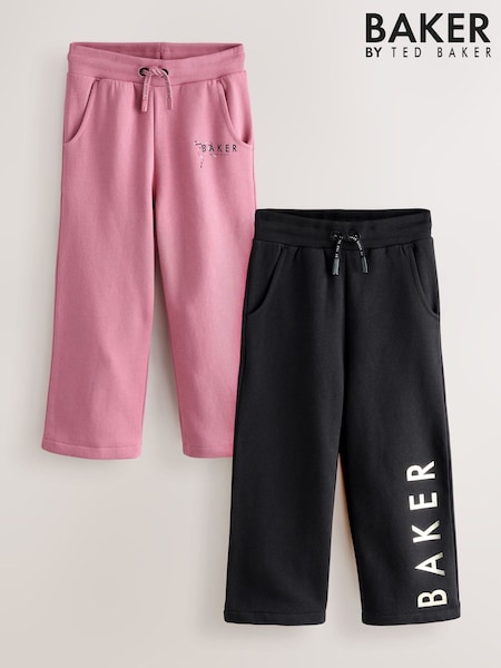 Baker by Ted Baker Pink/Black Joggers 2 Pack (F00172) | €43 - €50