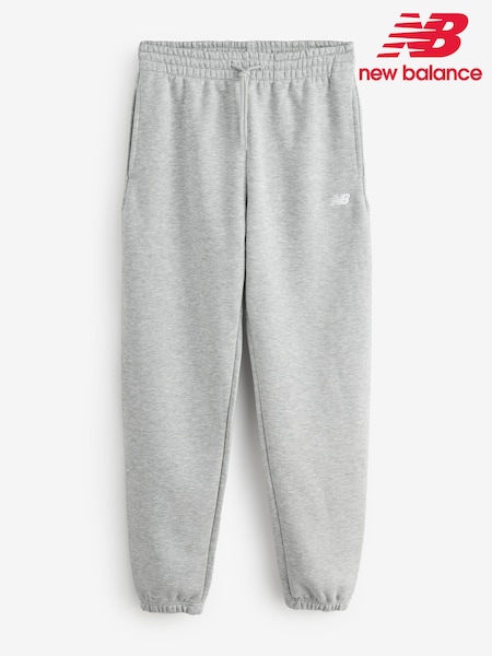 New Balance Grey Mens Essential Fleece Joggers (F00258) | €63