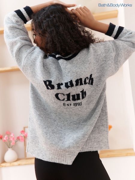 Bath & Body Works Grey Brunch Club Cardigan (F00350) | AZN 105