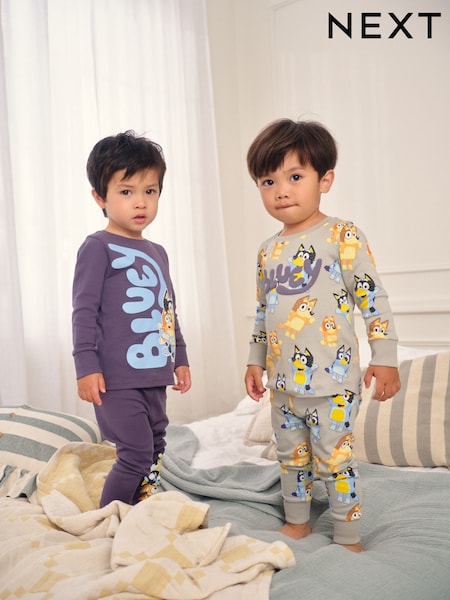 Blue License Bluey Snuggle Pyjamas 2 Pack (12mths-8yrs) (F00367) | R$ 245 - R$ 305