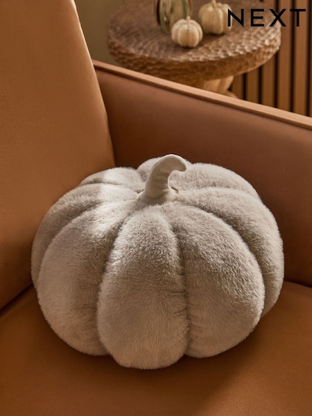 3D Faux Fur Pumpkin Cushion (F00403) | € 20