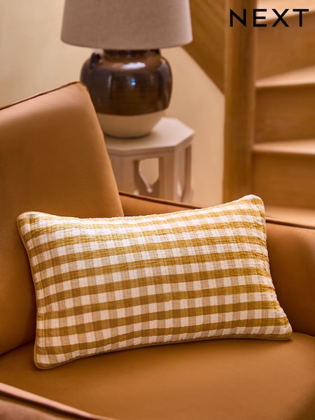 Gingham Check Cushion (F00413) | € 23