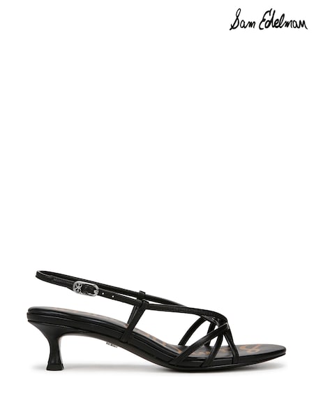 Sam Edelman Regular Fit Cressa Black Slingbacks (F00463) | $245