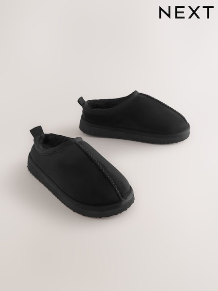 Black Cosy Mule Slippers (F00494) | €18 - €23