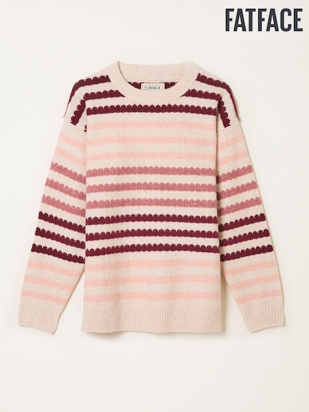 FatFace Stripe Knitted Crew Jumper (F00557) | R$ 575