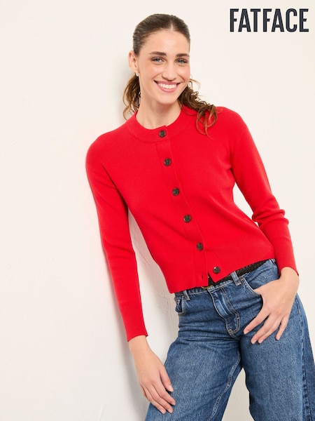 rdeča - FatFace Knitted Cardigan (F00587) | € 65