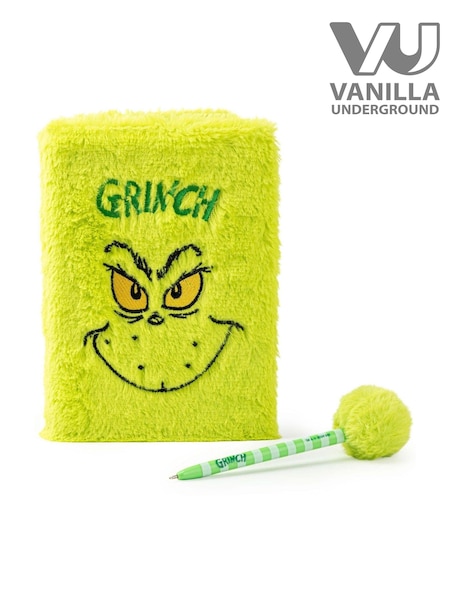 Vanilla Underground Green The Grinch Notebook And Pen Set (F00663) | €24