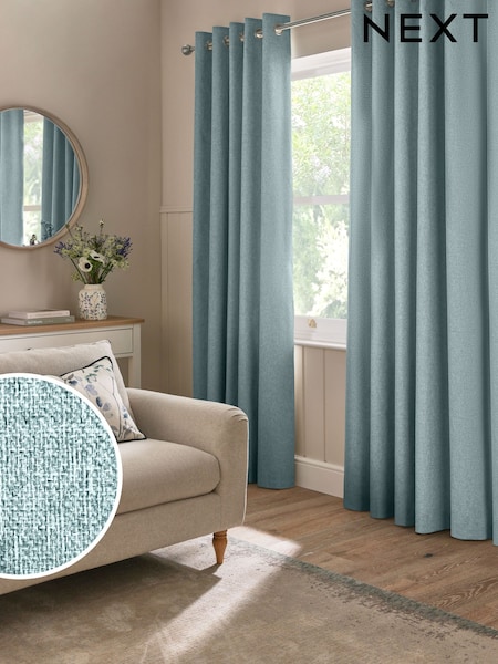 Soft Marl Eyelet Curtains (F00779) | 45 € - 136 €