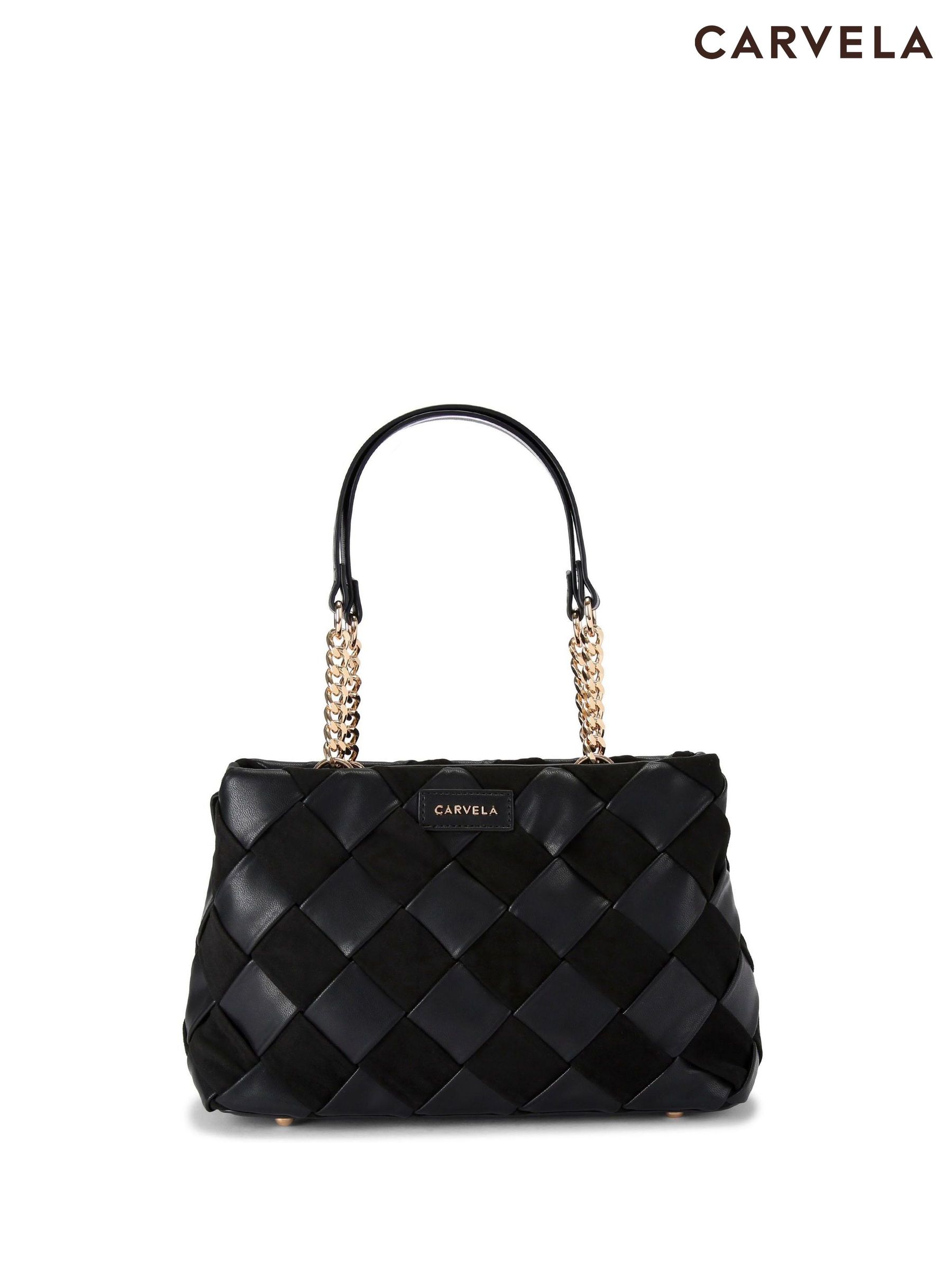 Carvela black purse sales