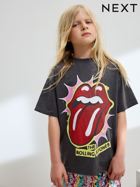 Gris antracita - The Rolling Stones License Band T-Shirt (3-16yrs) (F01214) | 21 € - 28 €