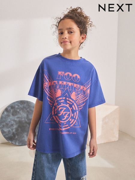 Blue Foo-Fighters License Band T-Shirt (3-16yrs) (F01260) | €17.50 - €24