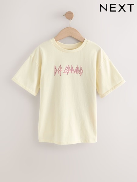 Neutro - Def Leopard Print License Band T-Shirt (3-16yrs) (F01261) | 19 € - 26 €