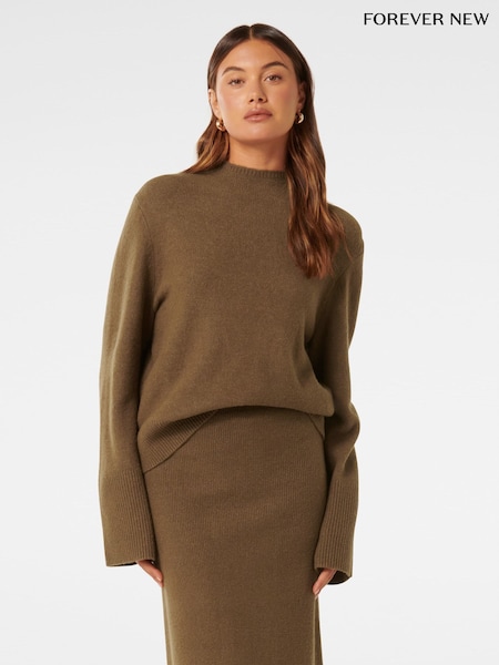 Forever New Brown Layla Co-ord Jumper (F01294) | €46