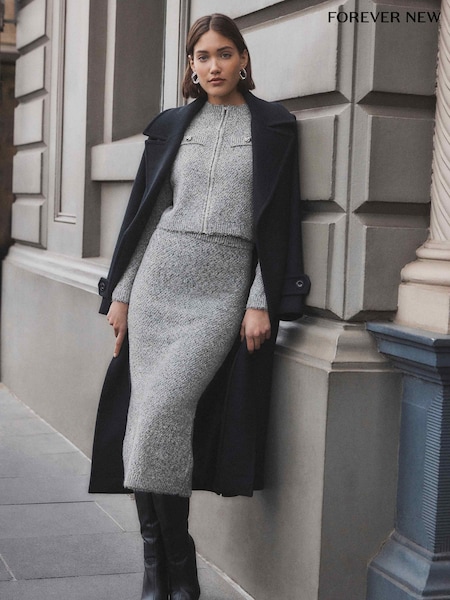 Forever New Sasha Boucle Co-ord Midi Skirt (F01333) | €77